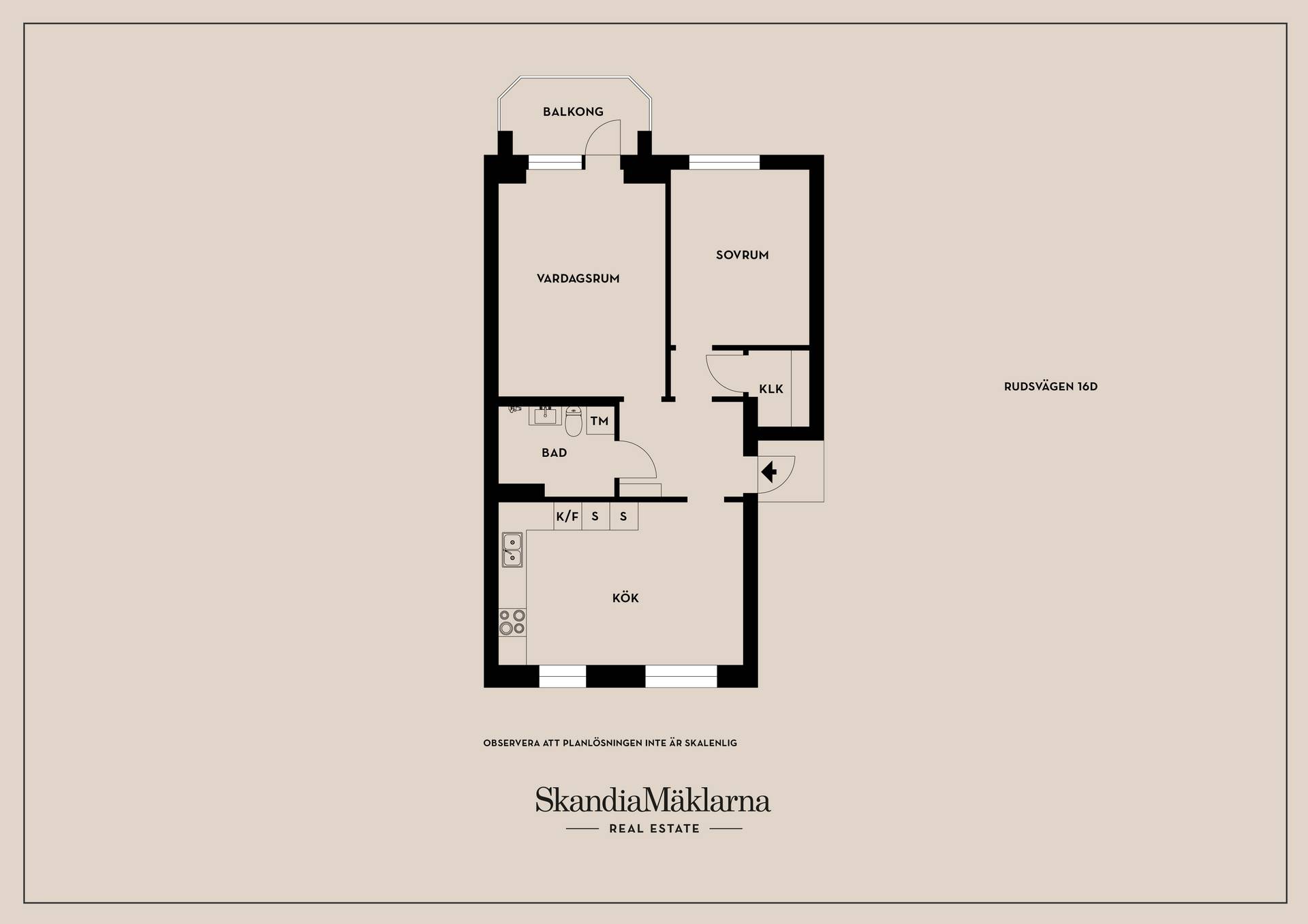 2 rum lägenhet på Rudsvägen 16B Sundsta, Karlstads kommun - bild 4