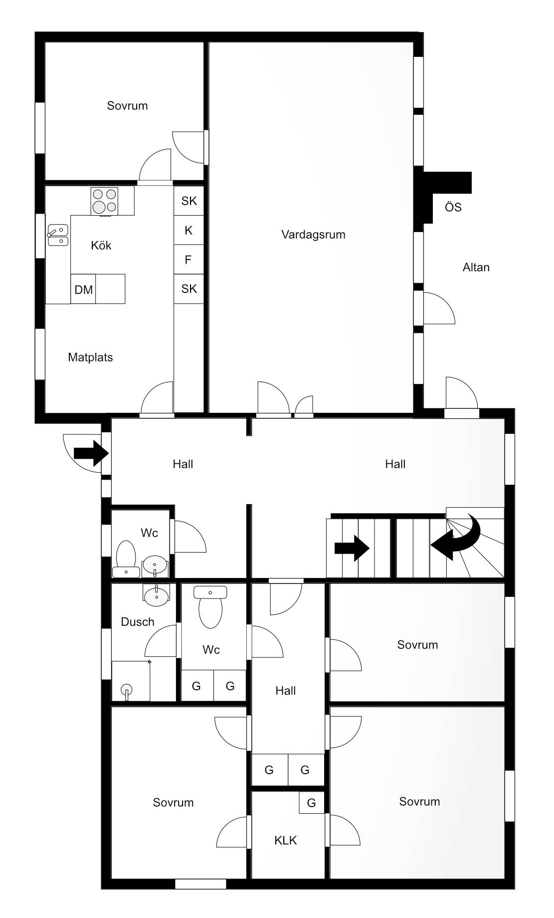 5 rum Villa på Valthornsgatan 21 Musikområdet Arboga kommun - bild 32