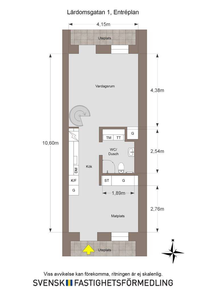 2 rum Lägenhet på Lärdomsgatan 1 Vallastaden Linköpings kommun - bild 18