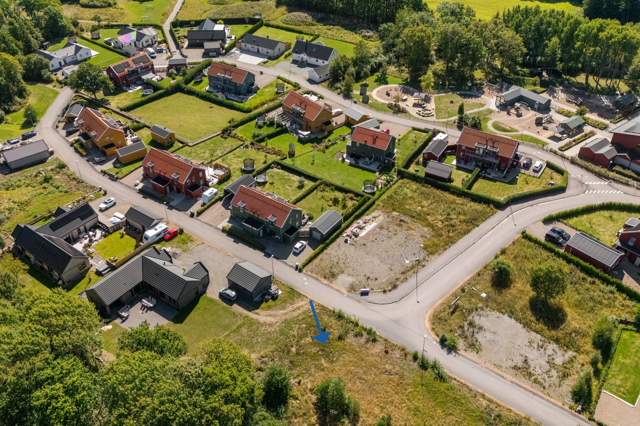 tomt på Lalatoftsvägen 20 Tvååker, Varbergs kommun - bild 2