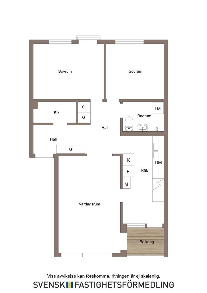 3 rum Lägenhet på Brunnsgatan 84A Gävle Gävle kommun - bild 24