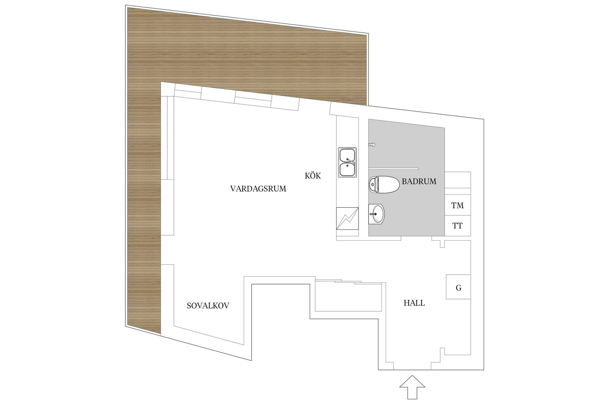 1 rum Lägenhet på Kungsgatan 40 Centrum Växjö kommun - bild 23