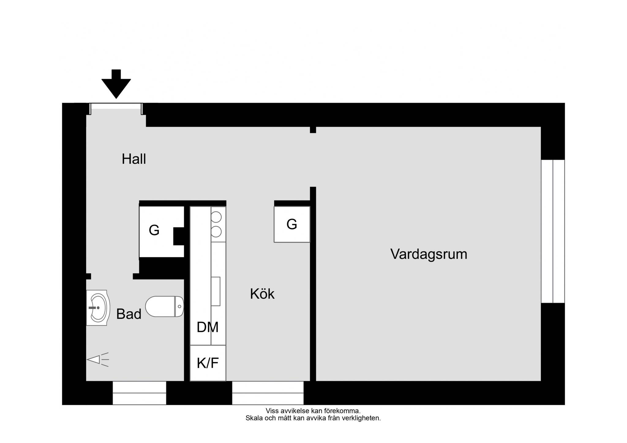 1 rum Lägenhet på S:t Göransgatan 22 Fålhagen Uppsala kommun - bild 13