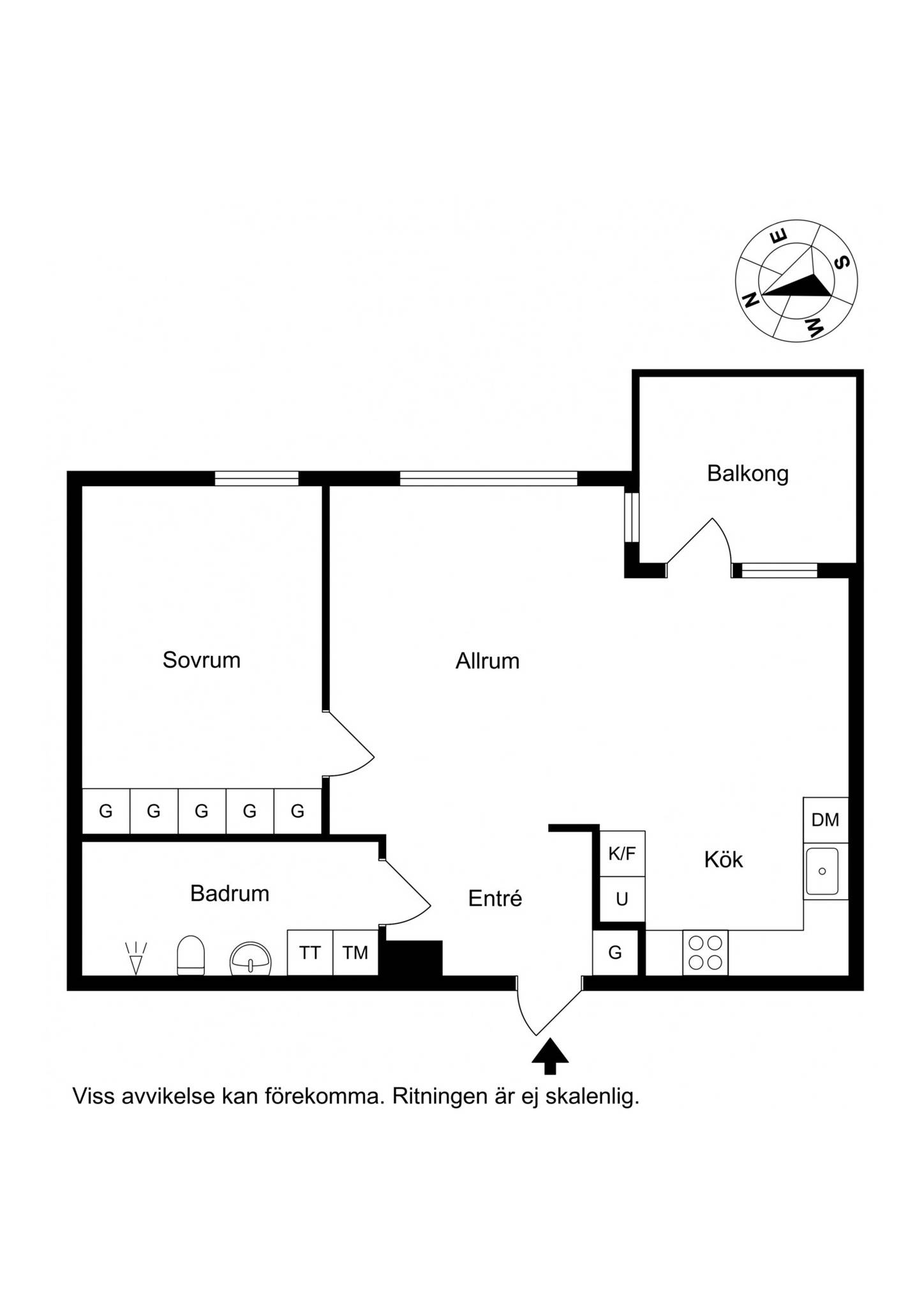 2 rum Lägenhet på Lilla Drottninggatan 6 Lgh 1208 Centrum Varbergs kommun - bild 27