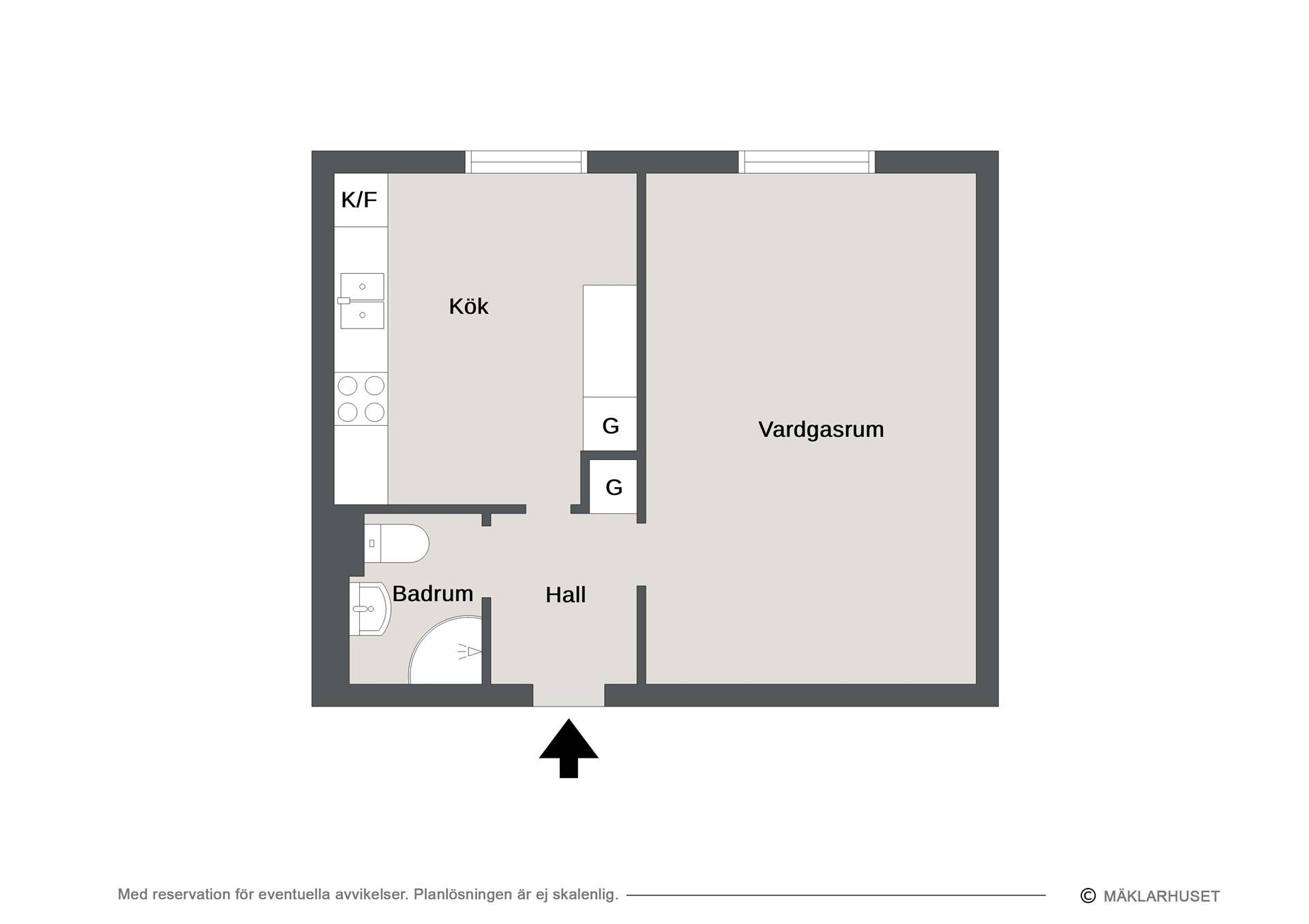 1 rum Lägenhet på Vagnmansgatan 16 Eneborg Helsingborgs kommun - bild 10