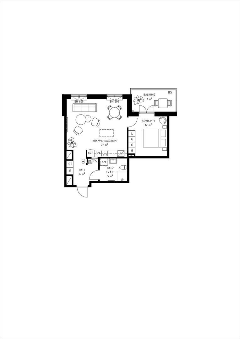 2 rum Lägenhet på Lakegatan 6 Wendelstrand Härryda kommun - bild 7