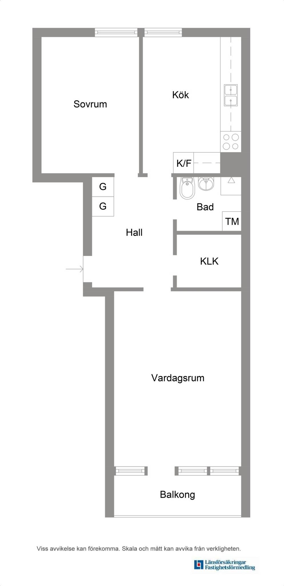 2 rum Lägenhet på Norra Skjutbanegatan 20B Haga Västerås kommun - bild 20
