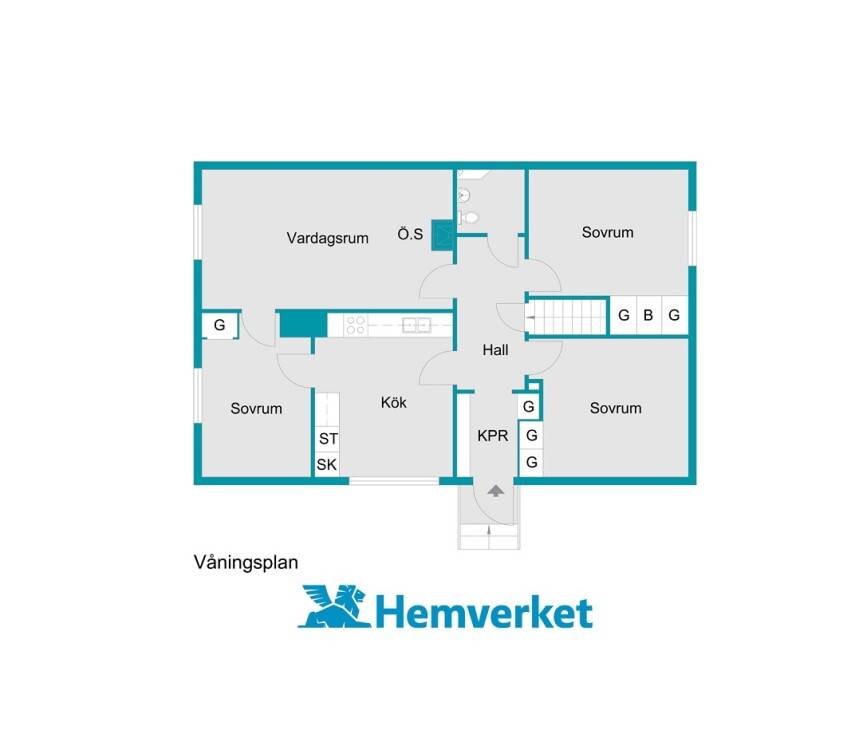 4 rum Villa på Västra vägen 6 Vassmolösa Kalmar kommun - bild 24
