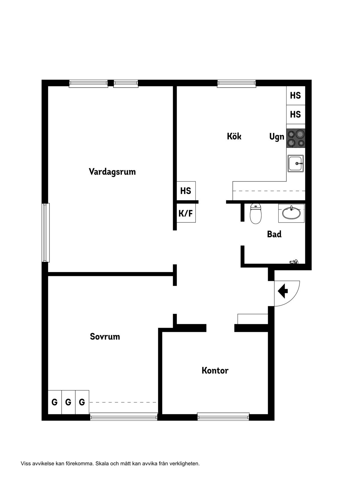 2 rum Lägenhet på Ringgatan 49 Skurholmen Luleå kommun - bild 19
