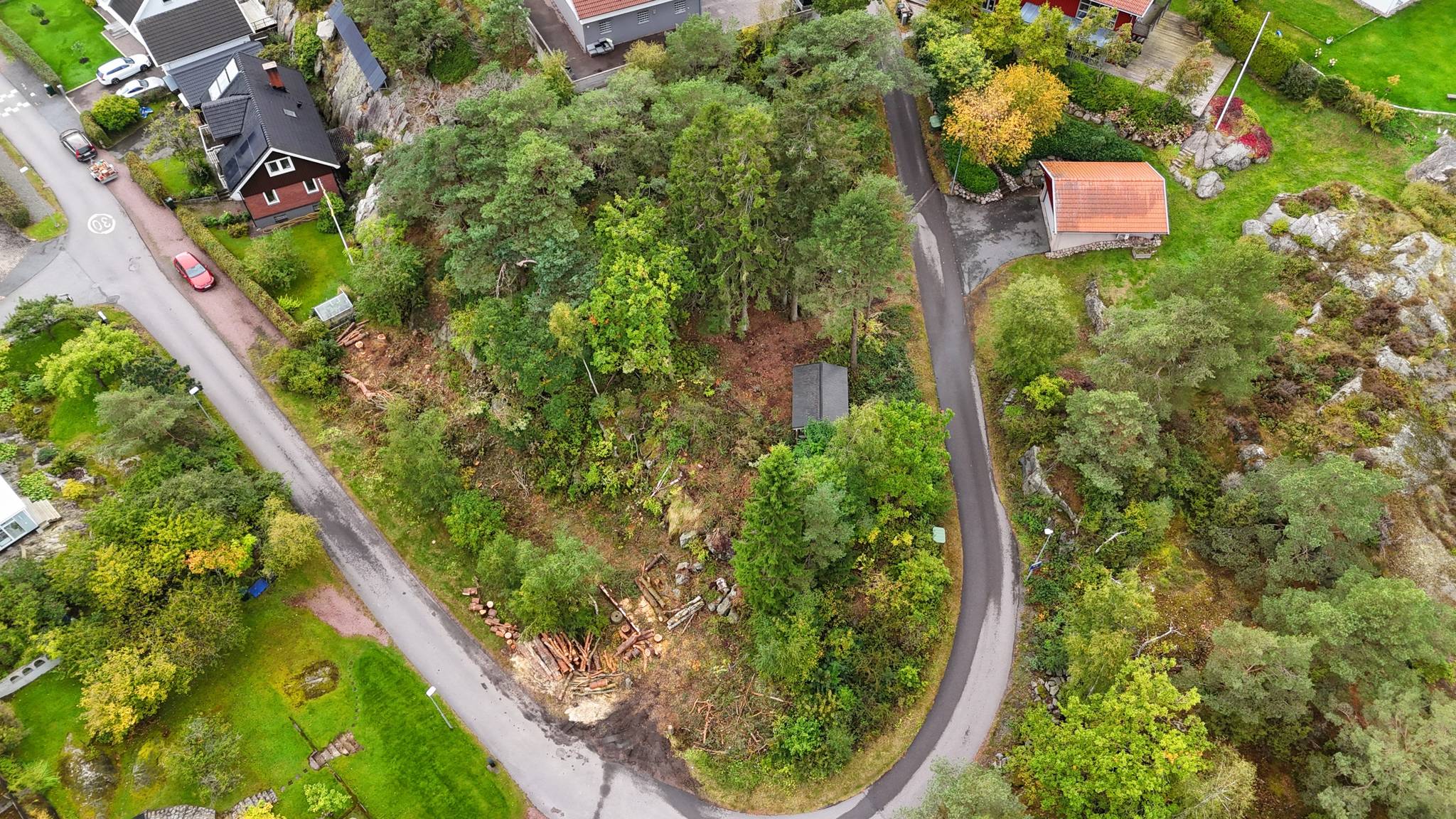 tomt på Bergegårdsvägen 20 Torslanda - Lilleby, Göteborgs kommun - bild 3