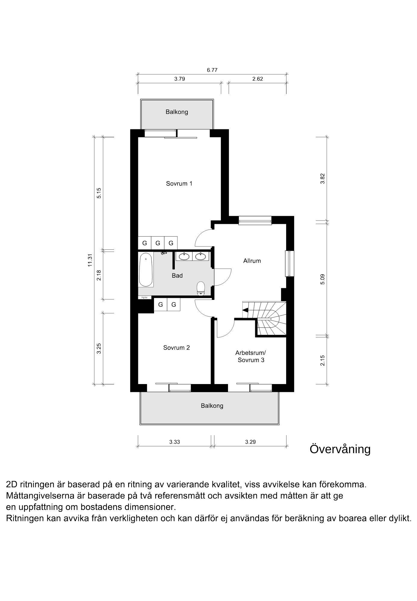 5 rum Parhus på Edelcrantz väg 42 Telegrafberget Nacka kommun - bild 43