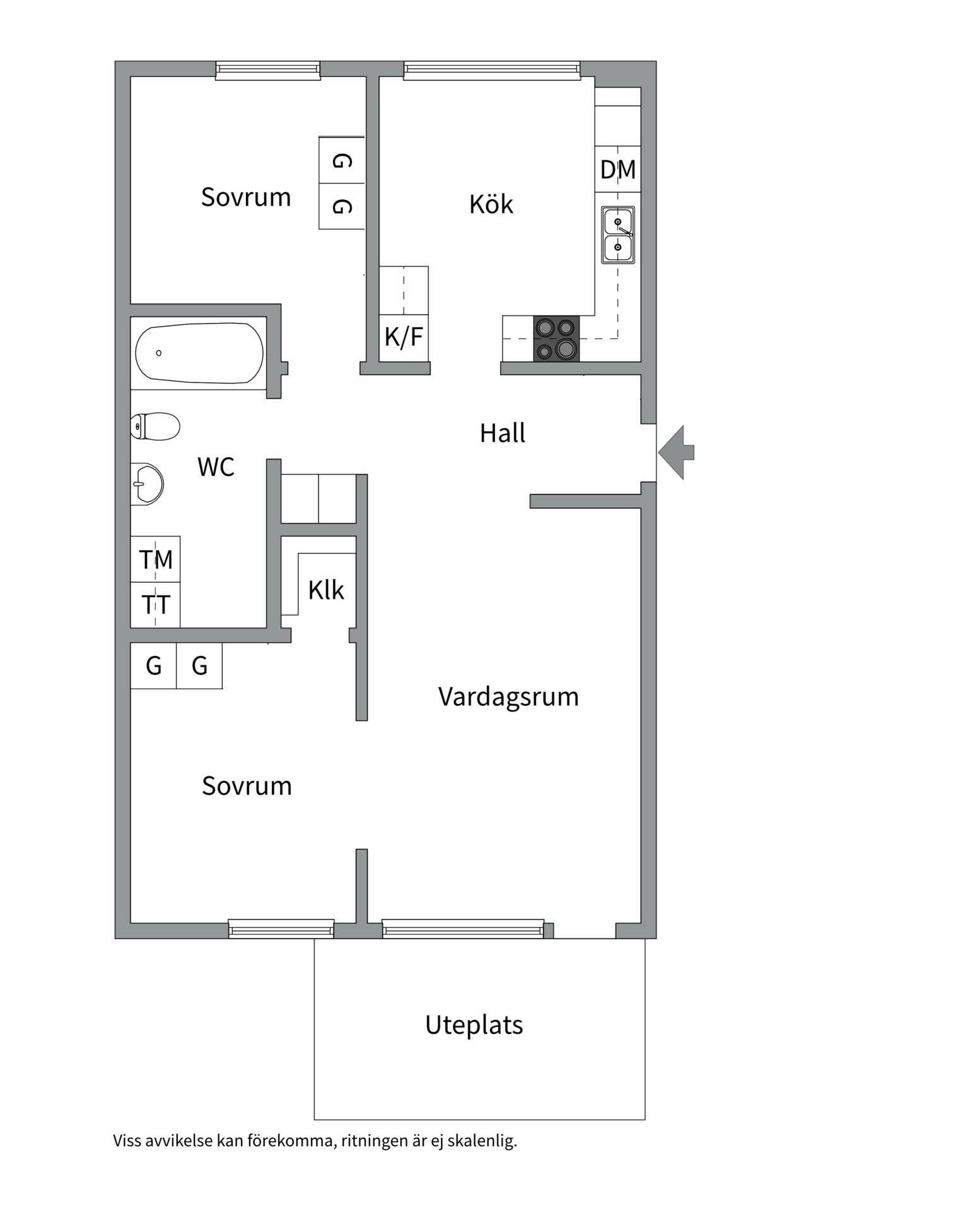 3 rum Lägenhet på Hällbygatan 11 Luthagen Uppsala kommun - bild 31