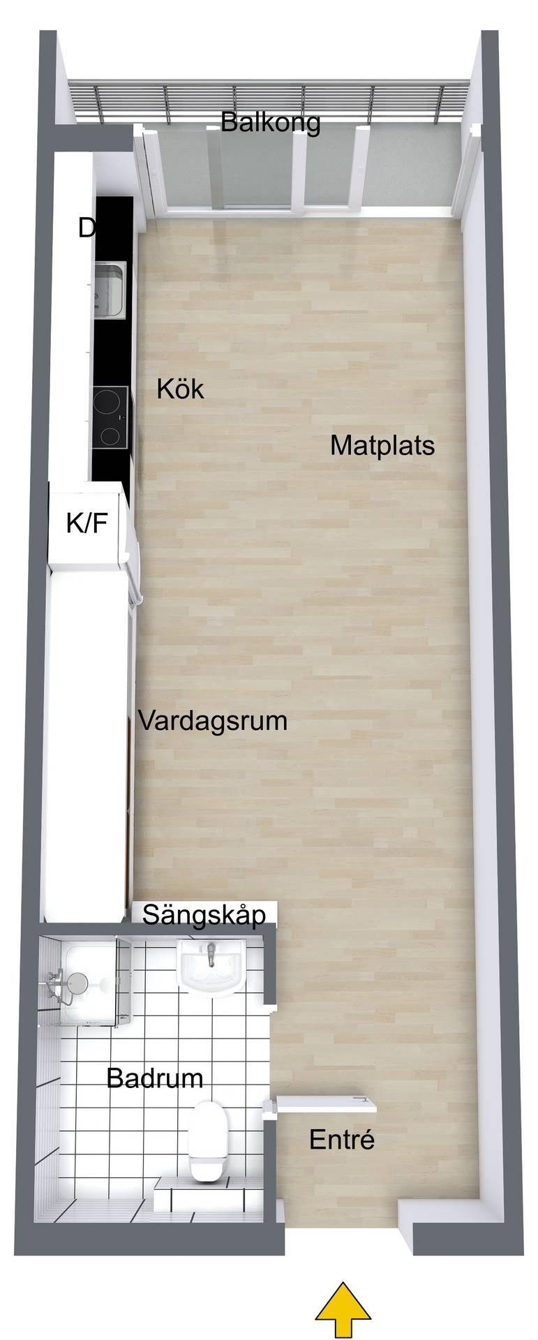 1 rum Lägenhet på Centralvägen 38 Knivsta Knivsta kommun - bild 30