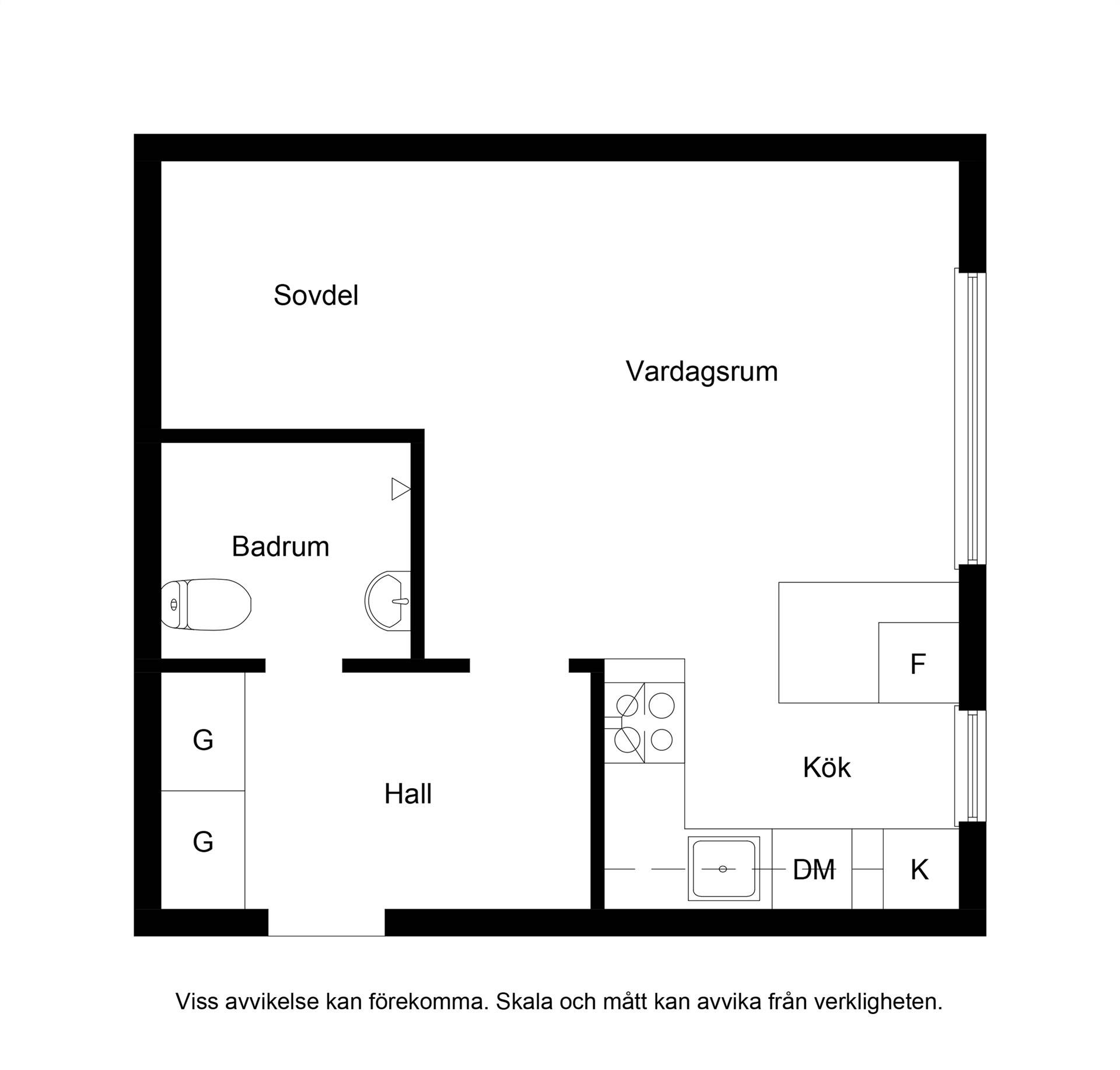 1 rum Lägenhet på Mariedalsvägen 49a Slottsstaden Malmö kommun - bild 18