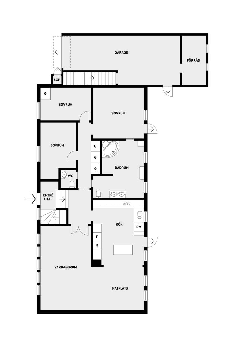 112 m² Villa på Kompanivägen 6 Bällsta Vallentuna kommun - bild 29