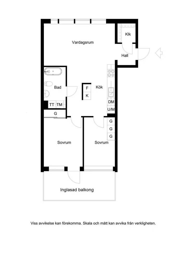3 rum Lägenhet på Skärvstensgatan 12 Mariehöjd Umeå kommun - bild 17