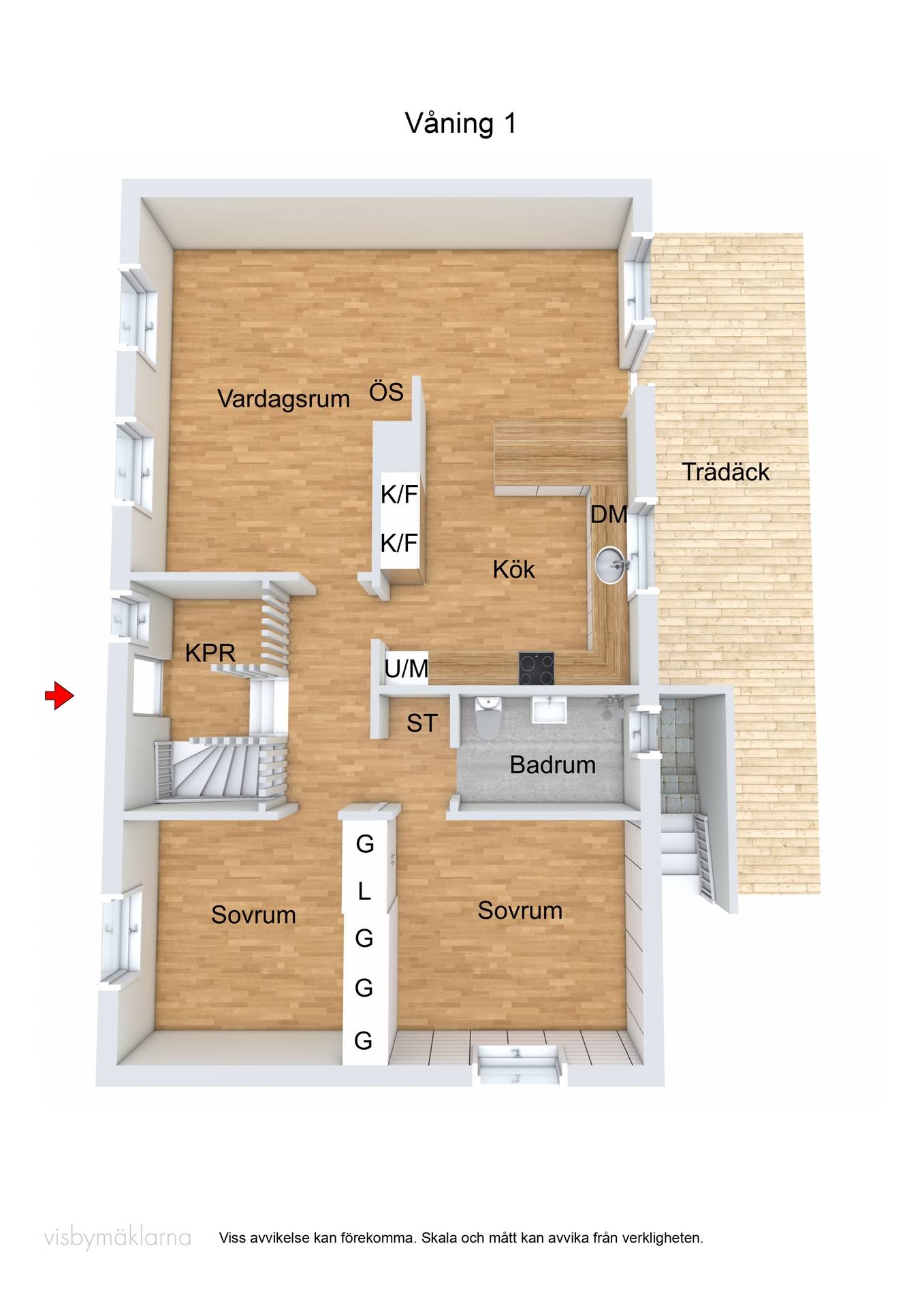3 rum Villa på Ölandsgatan 11 Visby Söder Gotlands kommun - bild 57