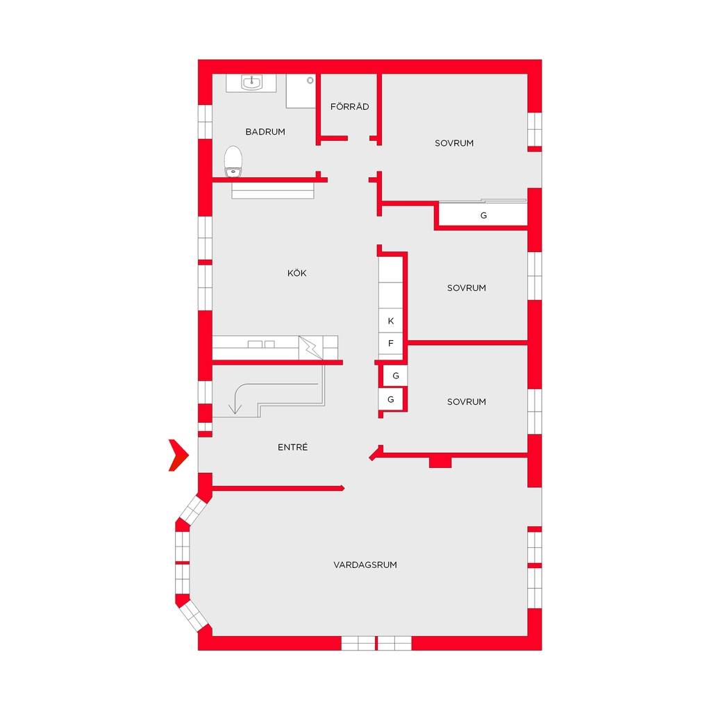 7 rum Villa på Västergårdsvägen 13 Tahult Härryda kommun - bild 53