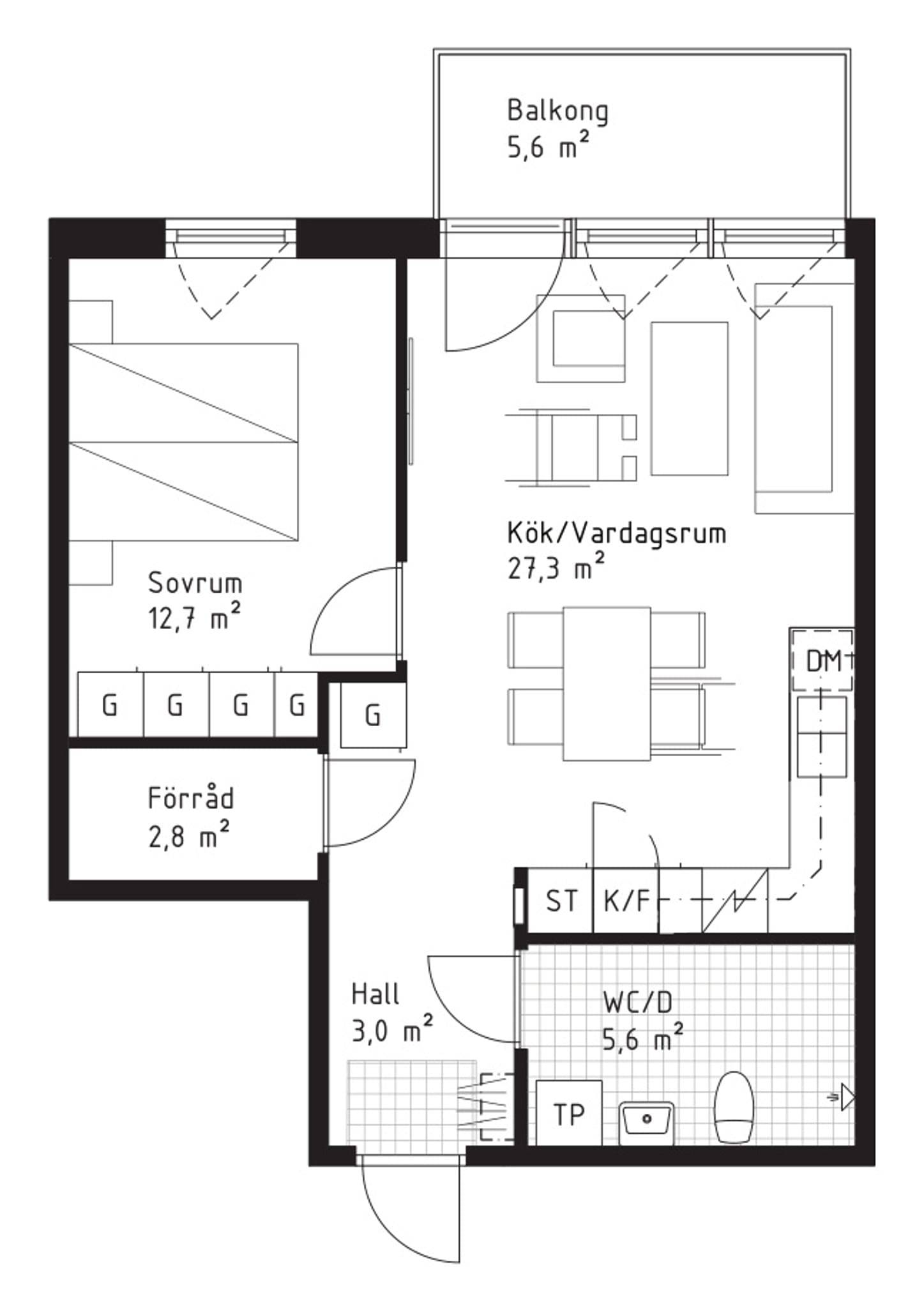 2 rum Lägenhet på Väsjö Torg 1 Väsjön Sollentuna kommun - bild 11