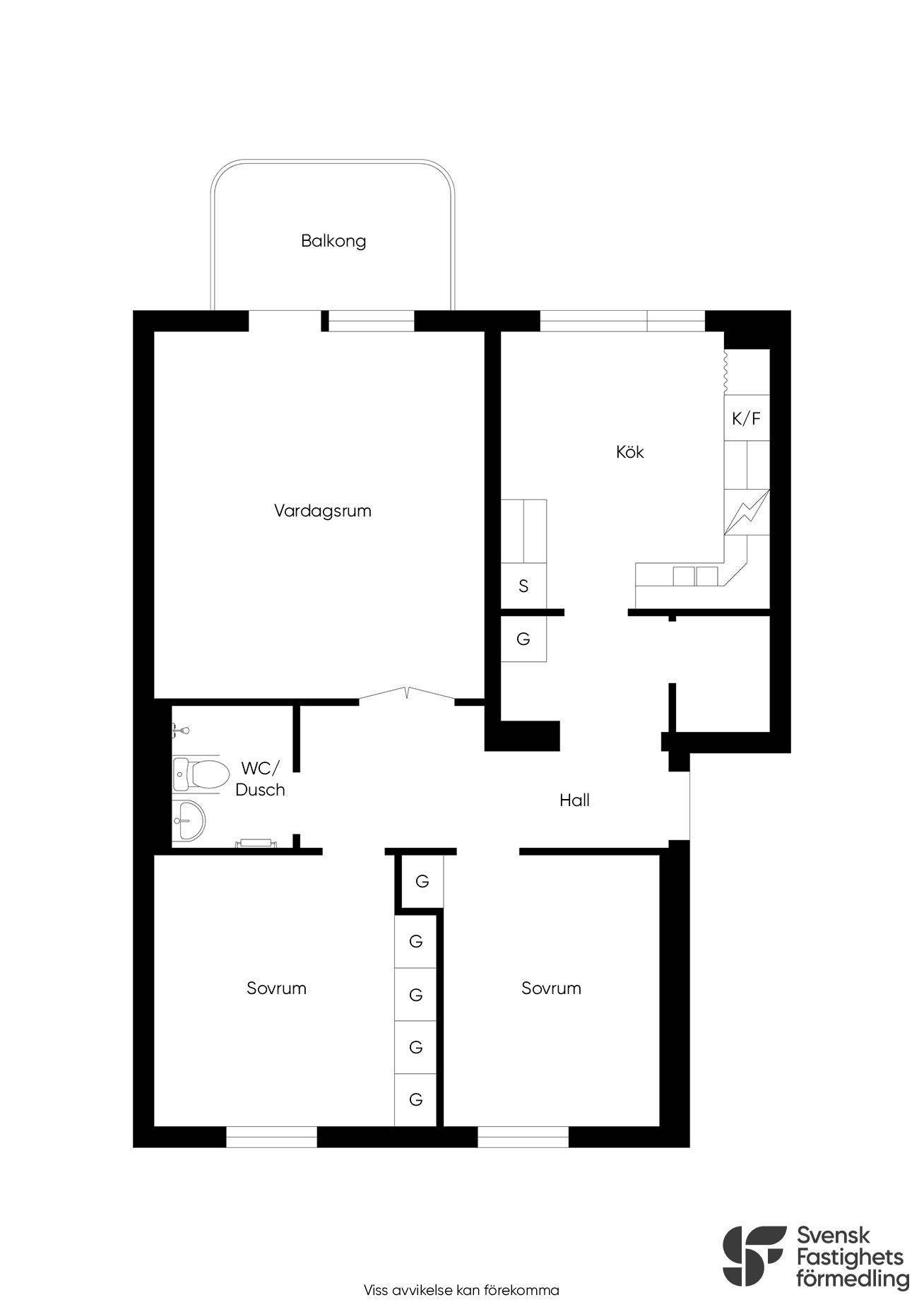 3 rum Lägenhet på Skyttegatan 2C Västerås Västerås kommun - bild 25