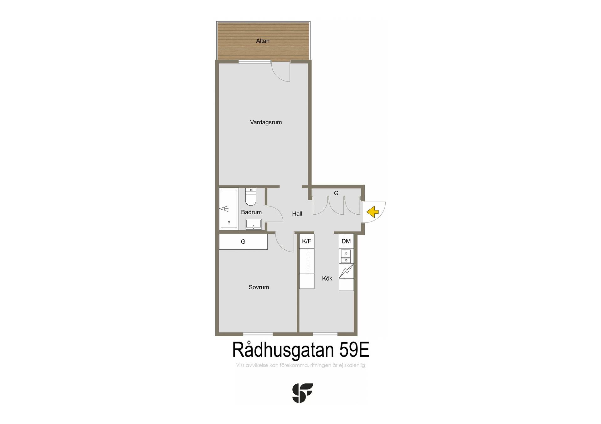2 rum Lägenhet på Rådhusgatan 59E Söder Östersunds kommun - bild 15