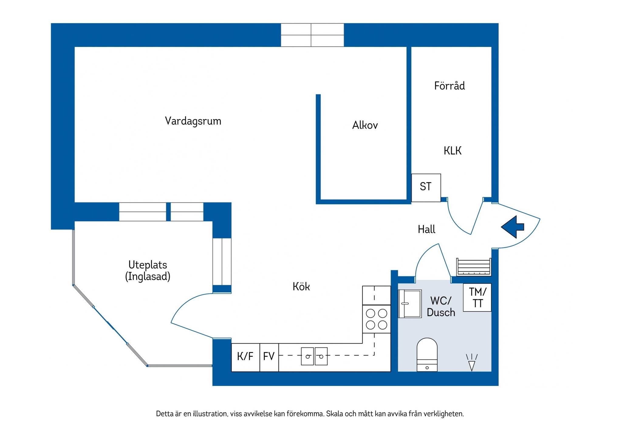 1.5 rum Lägenhet på Sleipnervägen 1 B Granlo Sundsvalls kommun - bild 30