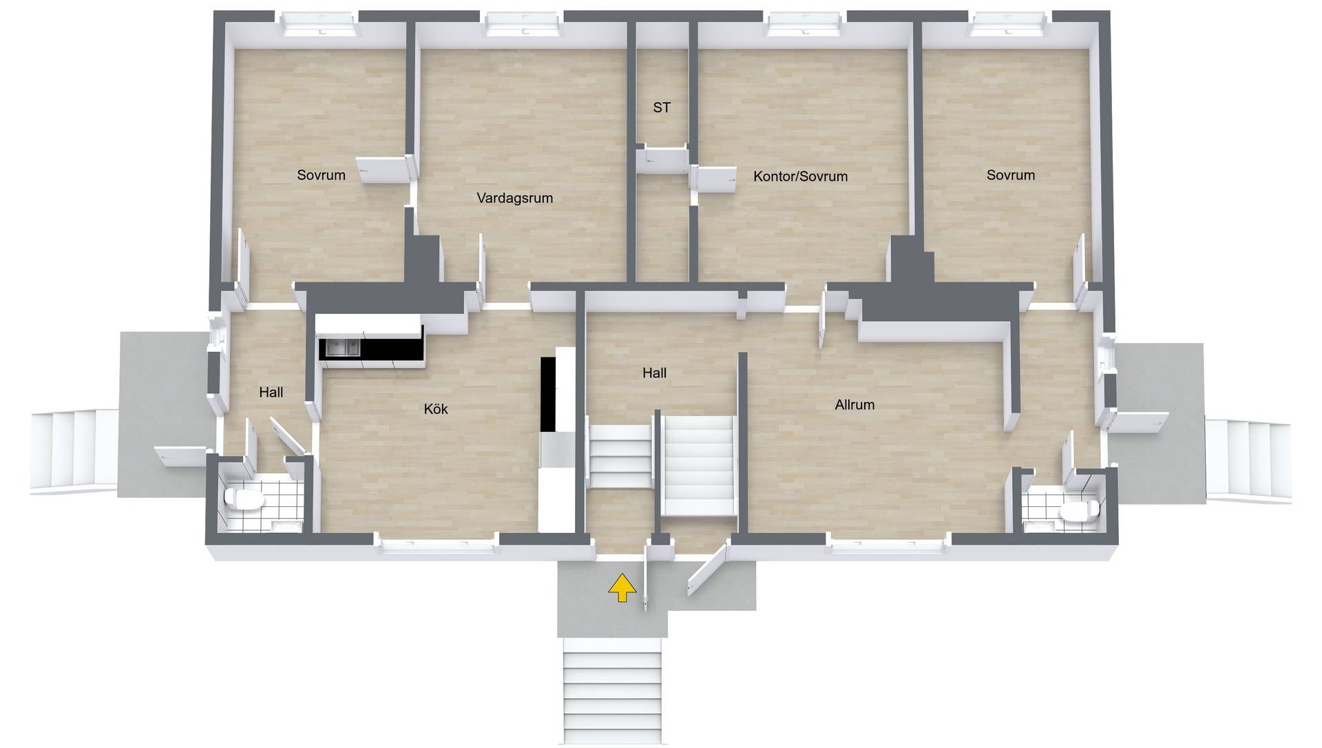 12 rum Villa på Stationsvägen 1 & 3 Centrum Knivsta kommun - bild 89