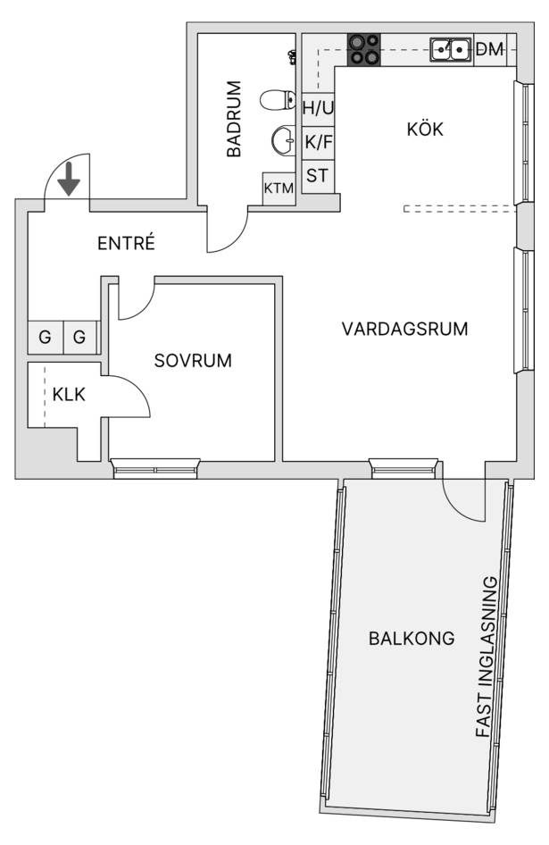 2 rum Lägenhet på Runvägen 3 Åkersberga Centralt Österåkers kommun - bild 23