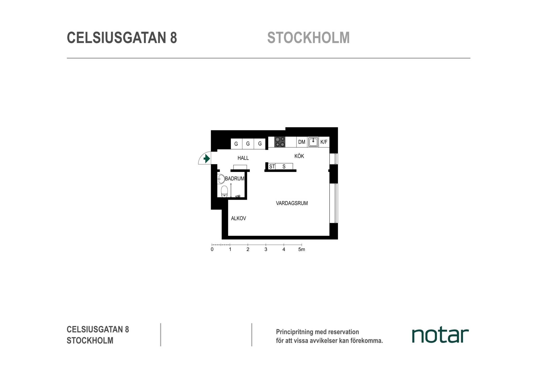 1 rum Lägenhet på Celsiusgatan 8 Kungsholmen Stockholms kommun - bild 25