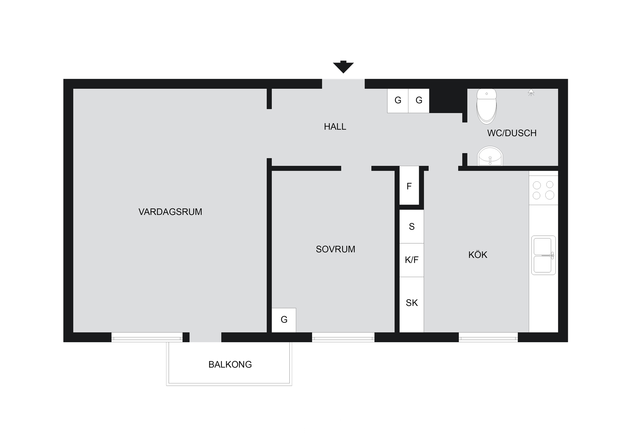 2 rum Lägenhet på Stora Allén 15 Östermalm Finspångs kommun - bild 19