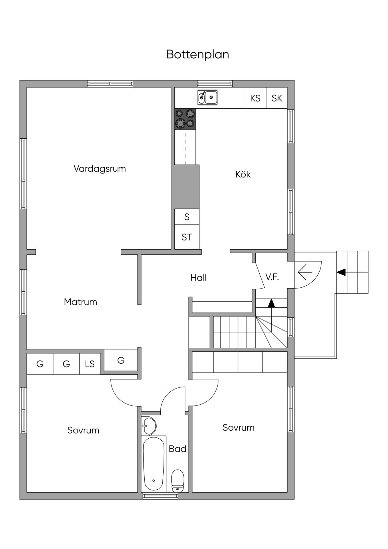 4 rum Villa på Gruppvägen 9 Fagernäs Bodens kommun - bild 16