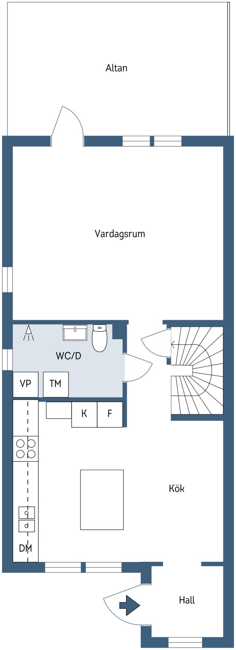4 rum Radhus på Timmervägen 19C Dammen Strängnäs kommun - bild 35