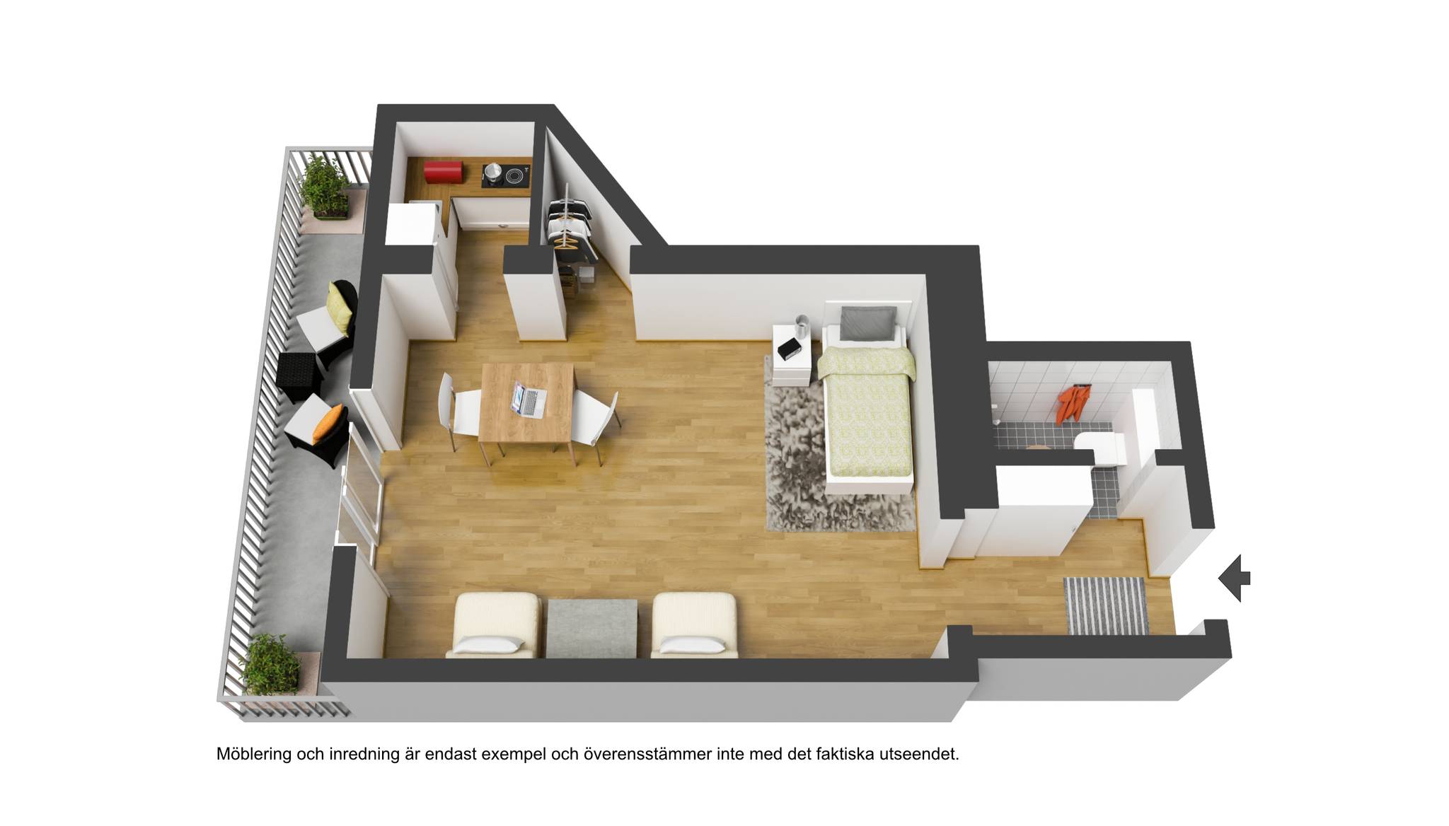 1 rum lägenhet på Värtavägen 18B Östermalm, Stockholms kommun - bild 5