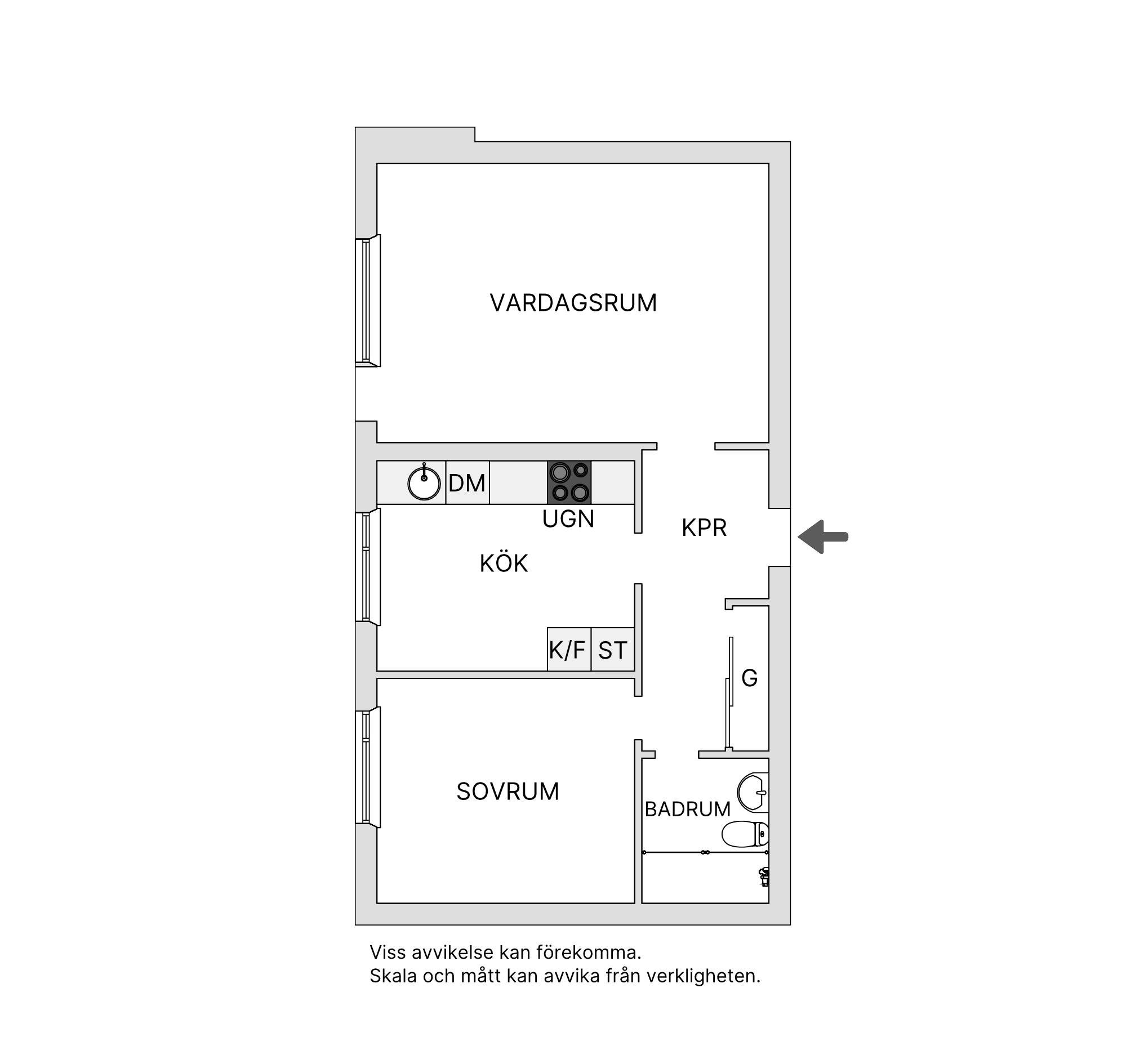 2 rum Lägenhet på Högastensgatan 11 Råå Helsingborgs kommun - bild 13