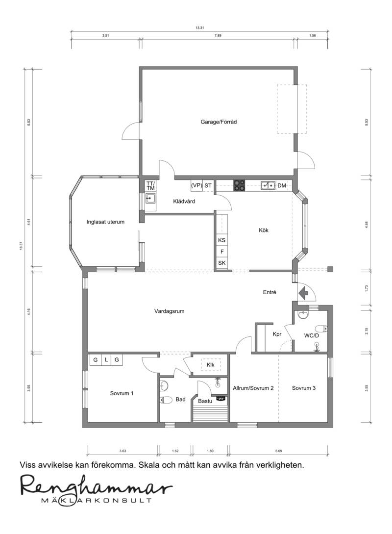 3 rum Villa på Valnötsvägen 5 Brogård Halmstads kommun - bild 31
