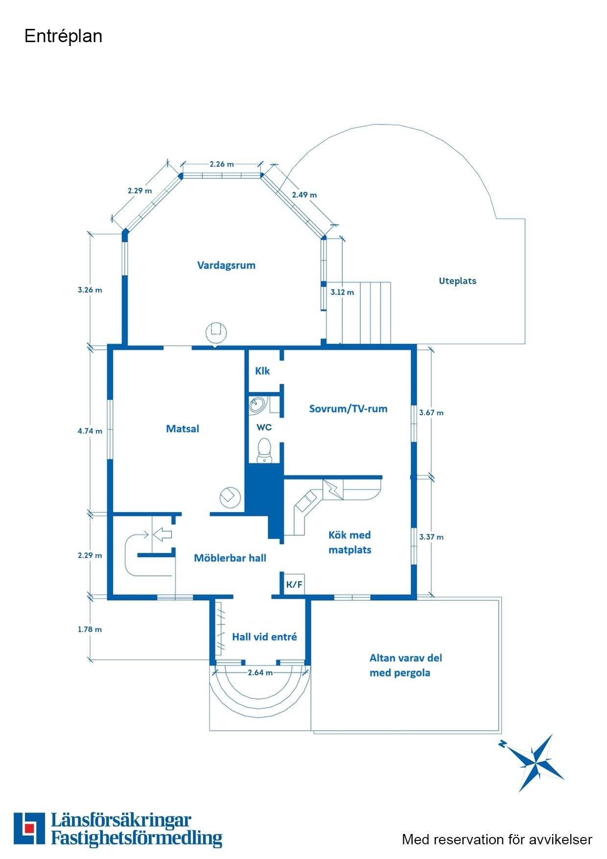 5 rum Villa på Susenborgsvägen 7 Centralt Vadstena kommun - bild 56
