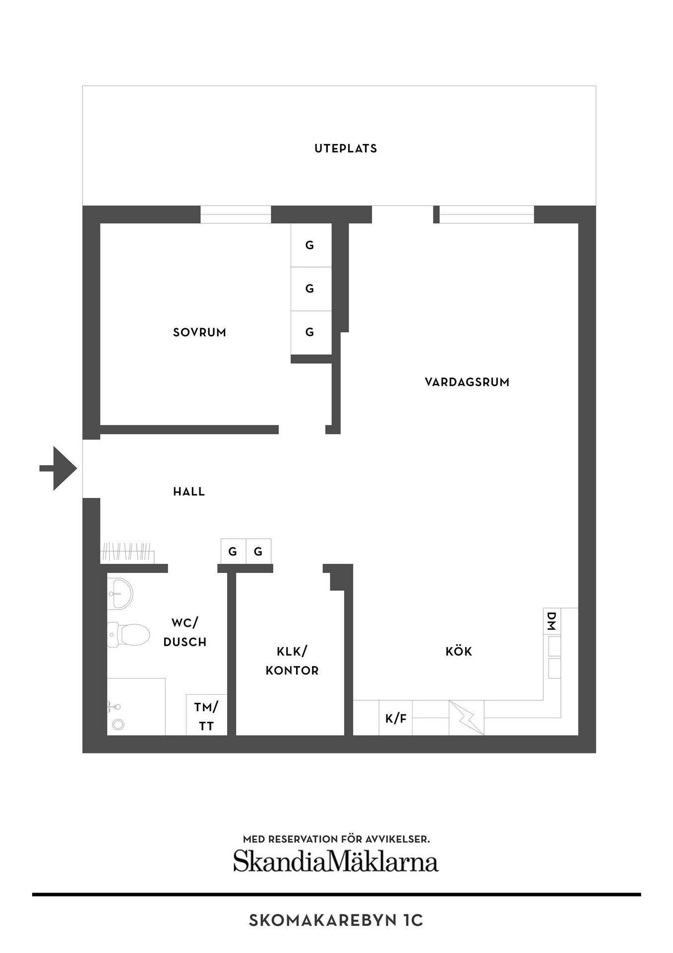 2 rum Lägenhet på Skomakarebyn 1C Bunkeflostrand Malmö kommun - bild 20