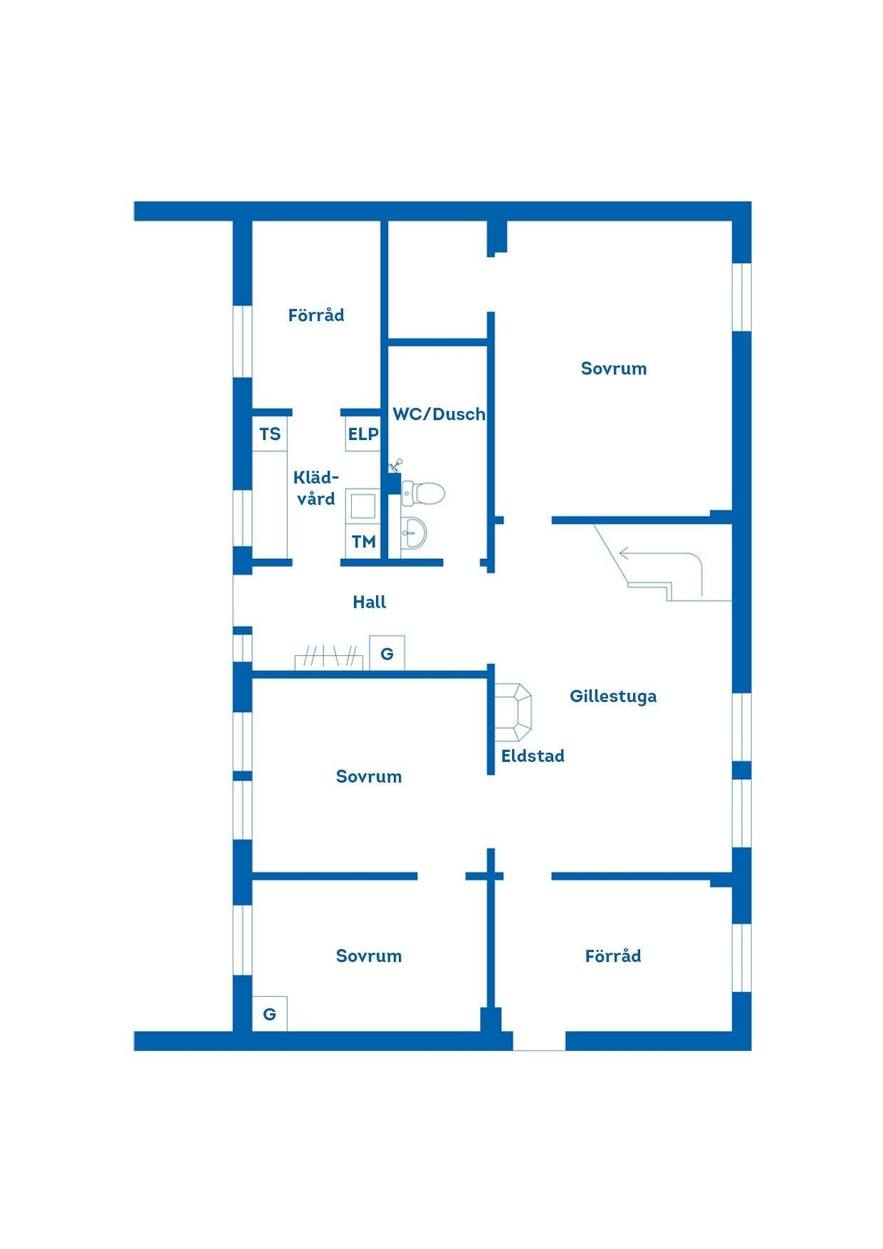 8 rum Villa på Bromvägen 11 Rödeby Karlskrona kommun - bild 34