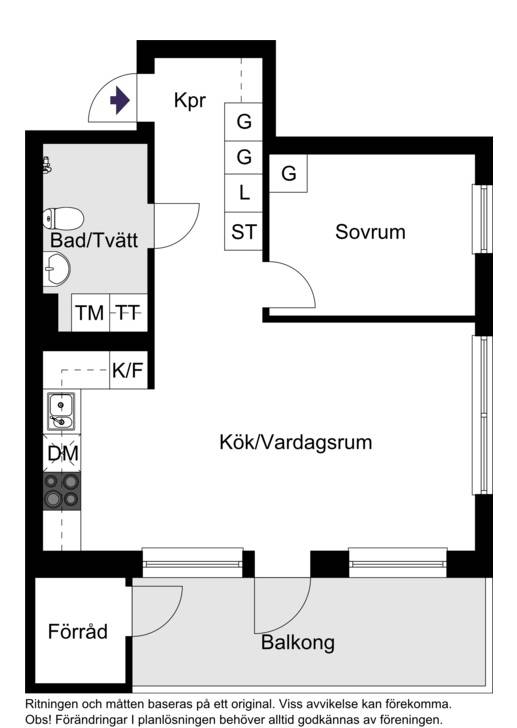 2 rum Lägenhet på Alpvägen 20, 7 tr. Bromma / Mariehäll Stockholms kommun - bild 16