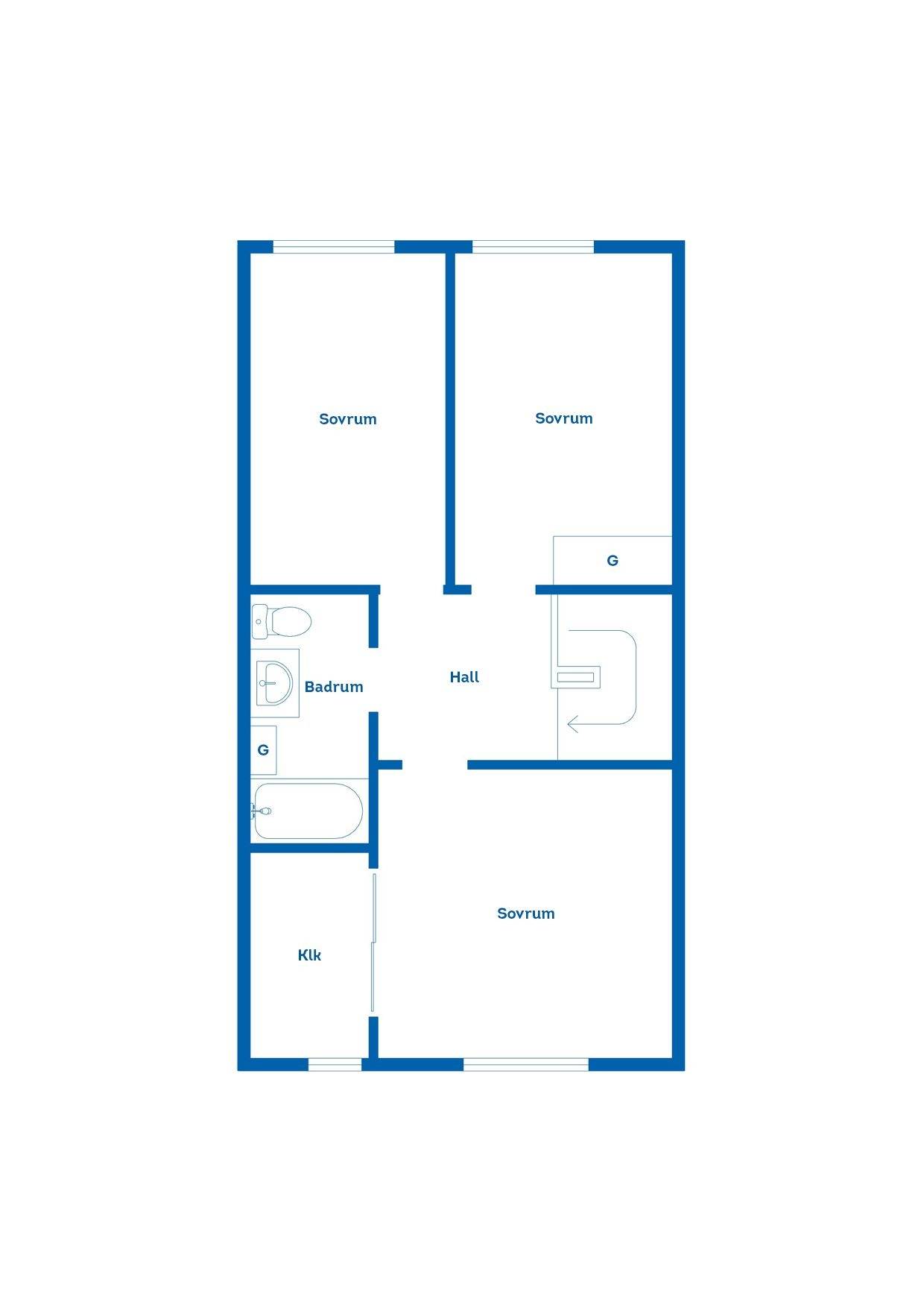 4 rum Lägenhet på Kjerattvägen 7 SANDARNE Söderhamns kommun - bild 29