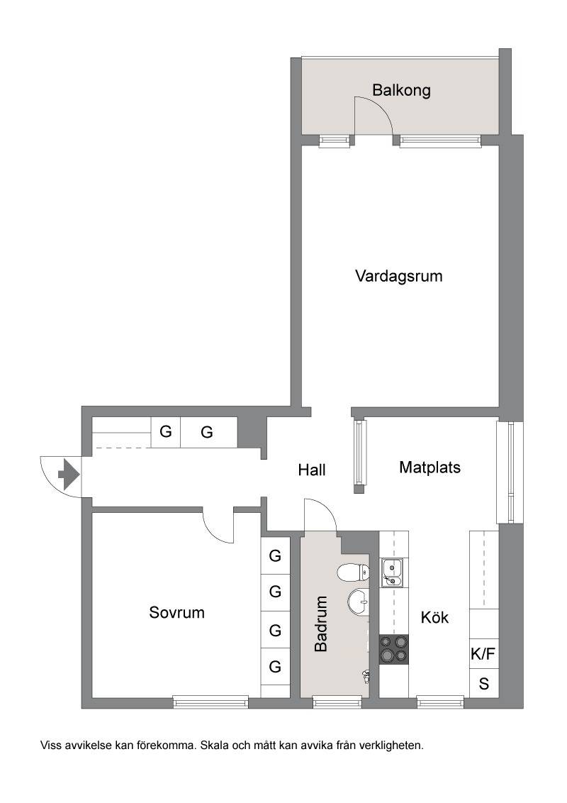 2 rum Lägenhet på Österängsgatan 8 Öster Halmstads kommun - bild 13