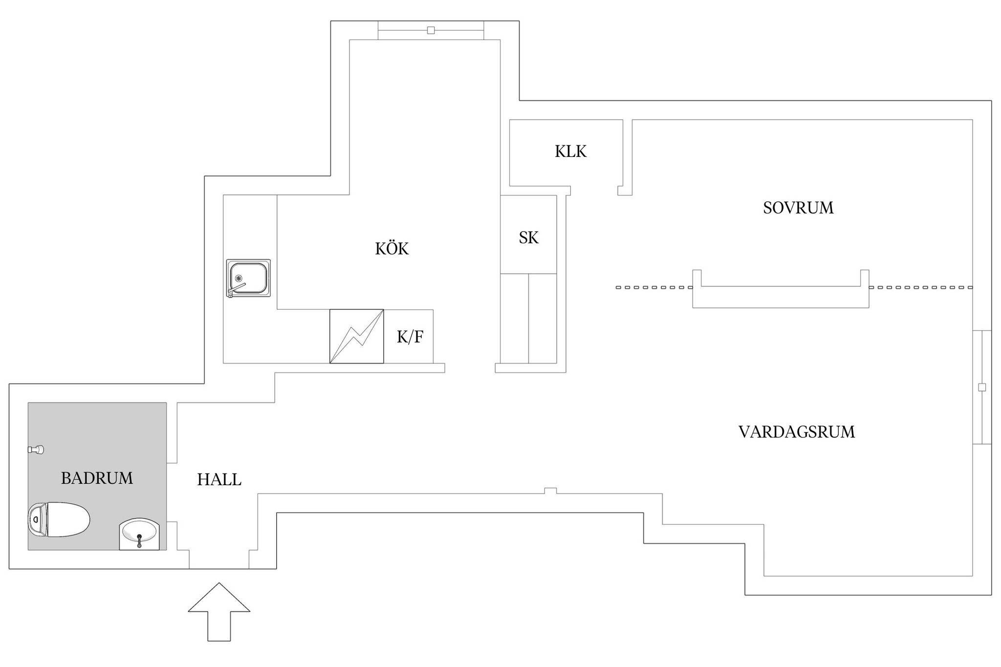 1.5 rum Lägenhet på Skaldevägen 61 Bromma - Olovslund Stockholms kommun - bild 27