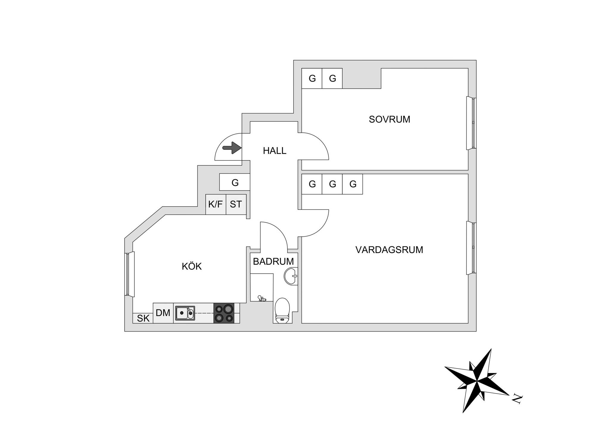 2 rum Lägenhet på Krokslättsgatan 3B Krokslätt Mölndals kommun - bild 16