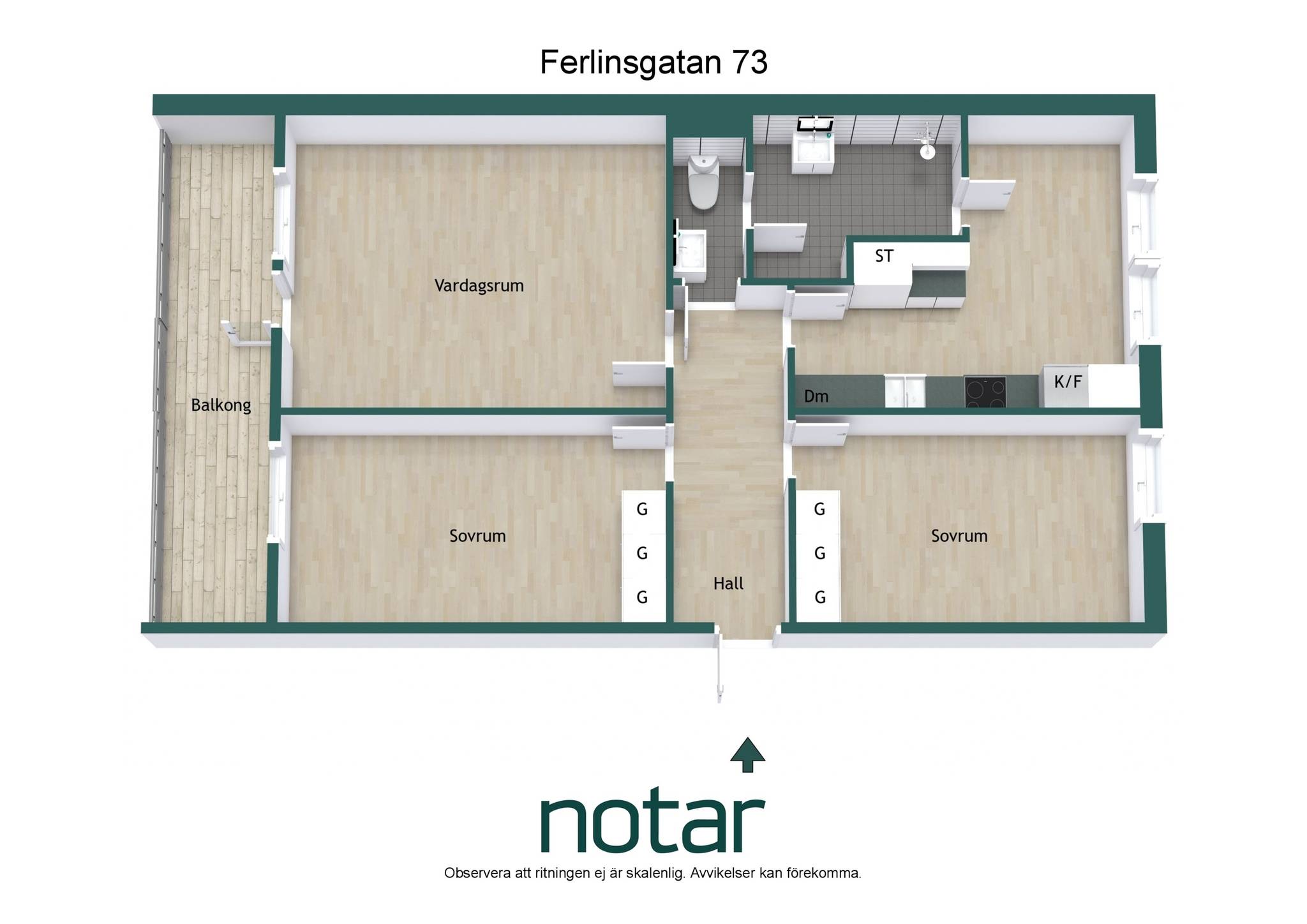 3 rum Lägenhet på Ferlinsgatan 73 Löten Uppsala kommun - bild 26