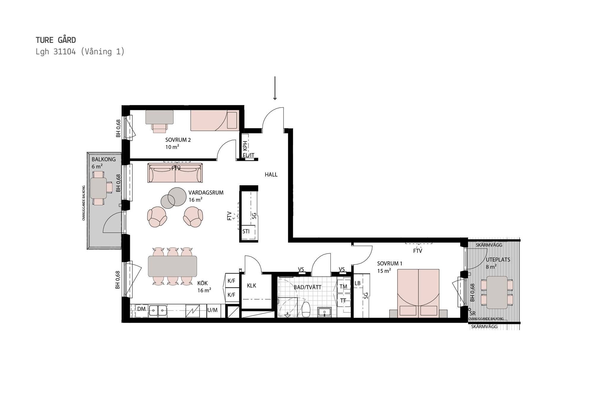 3 rum Lägenhet på Tingsvägen 6 Centrala Sollentuna Sollentuna kommun - bild 8