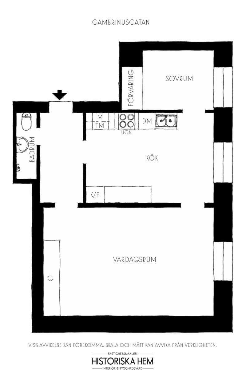 2 rum Lägenhet på Gambrinusgatan 2 Kungsholmen Stockholms kommun - bild 30