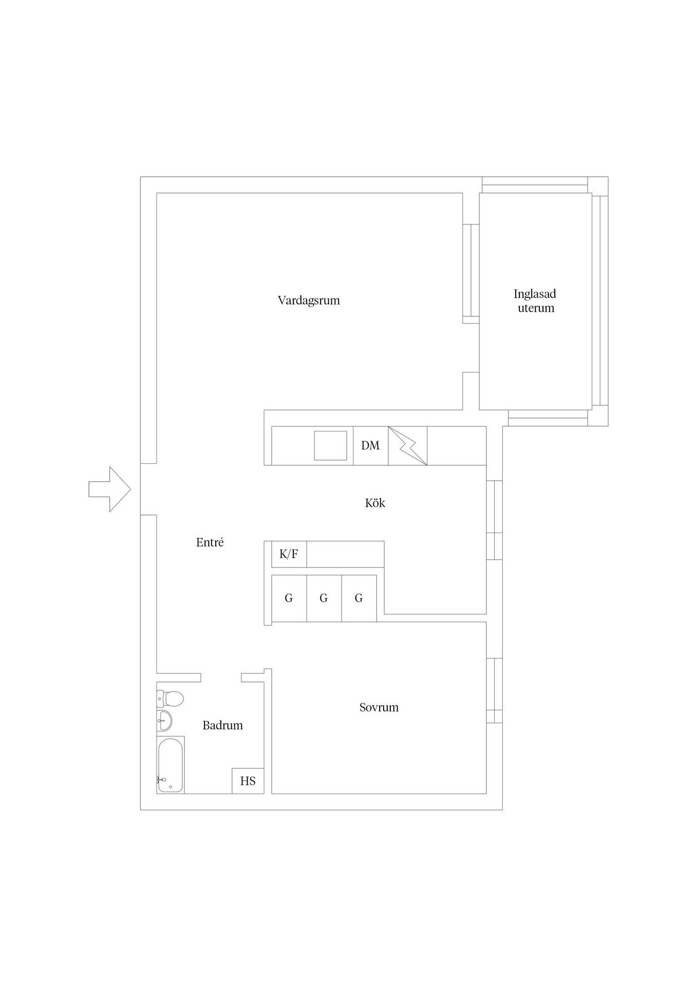 2 rum Lägenhet på Norrgårdsgatan 9A Norrgård Kalmar kommun - bild 15