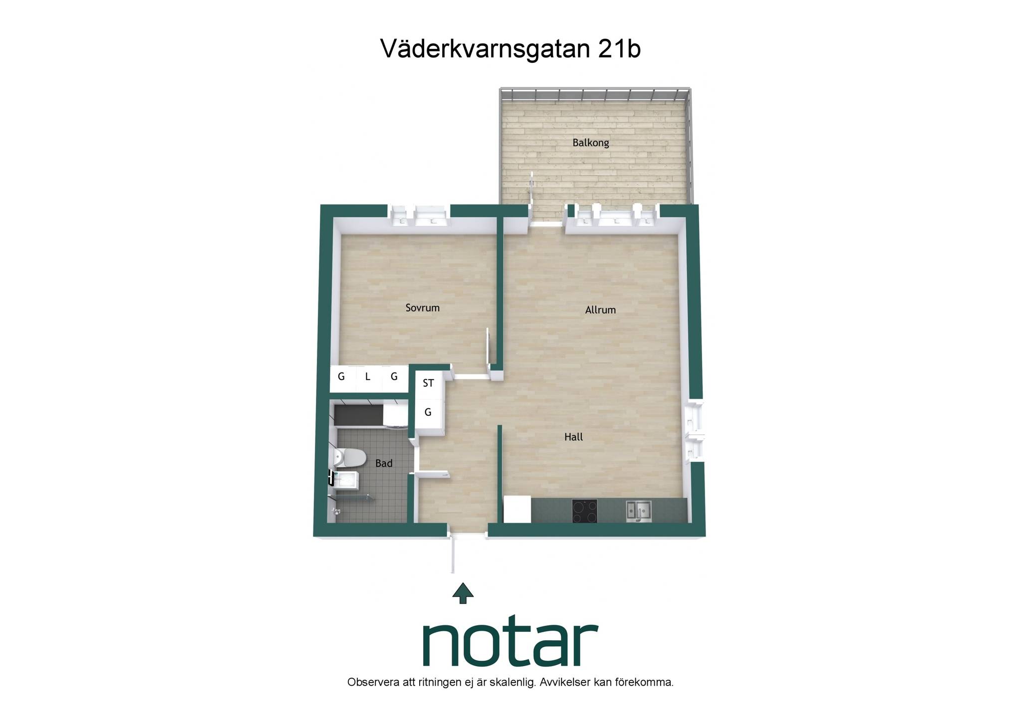 2 rum Lägenhet på Väderkvarnsgatan 21b Höganäs Uppsala kommun - bild 27