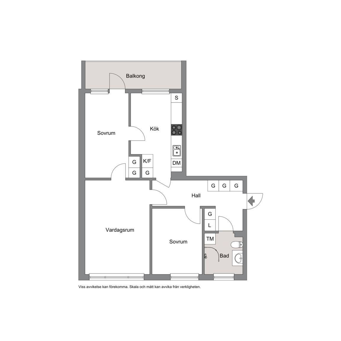 3 rum Lägenhet på Österängsgatan 20 Centralt - Öster Halmstads kommun - bild 16