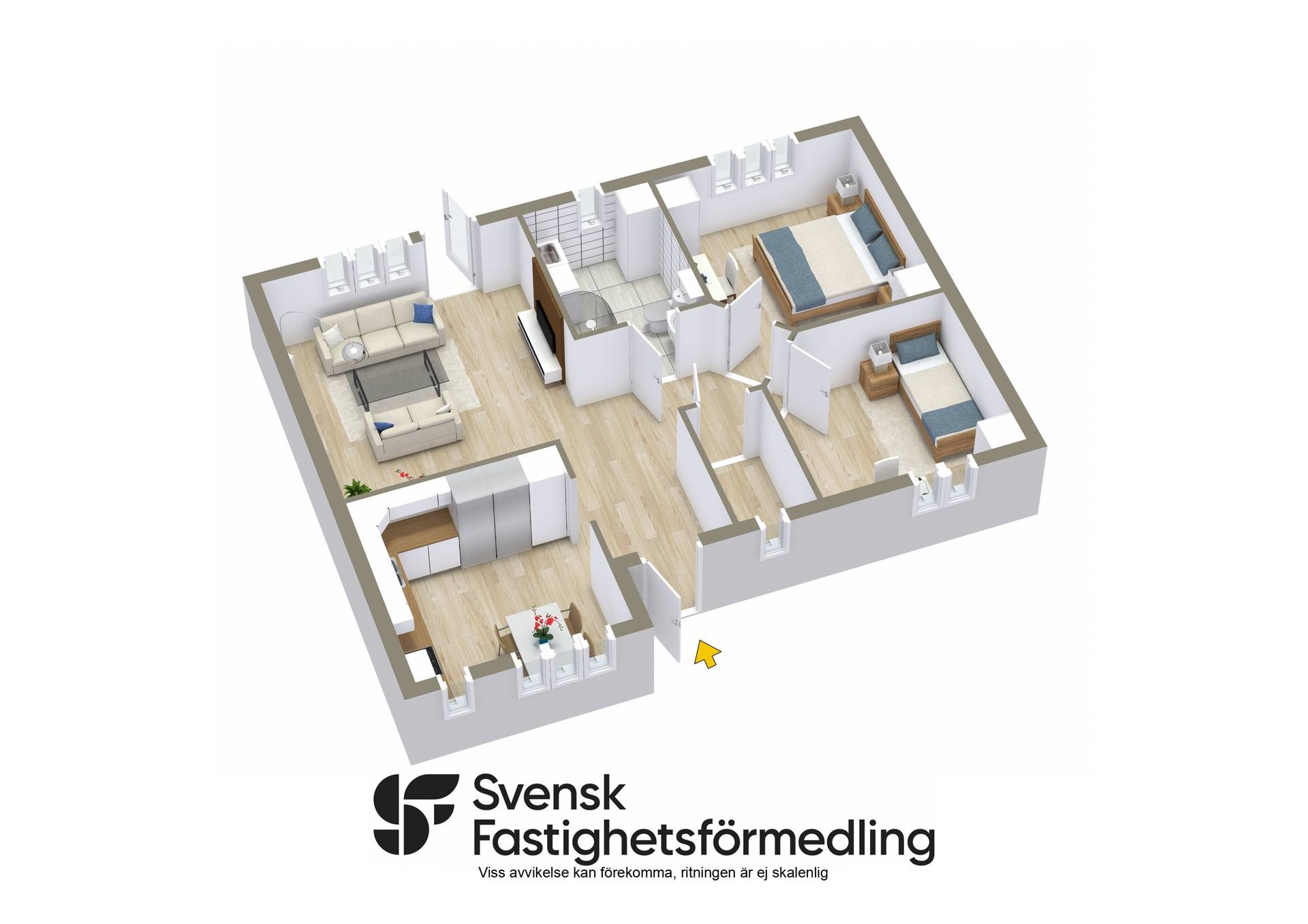 3 rum Parhus på Klamparvägen 31B Skutskär Älvkarleby kommun - bild 29
